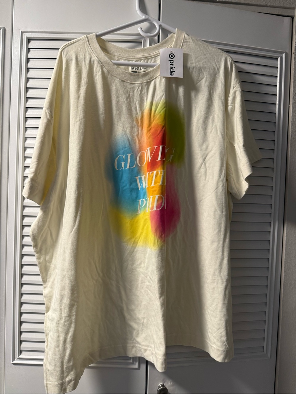 Target Cream Vintage-Inspired Crewneck Tee